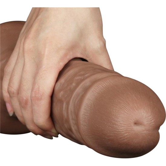 Lovetoy Dildo King 10.5 with Vibration Chubby Brown