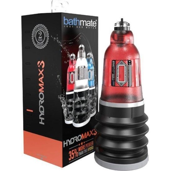 Bathmate Penis Pump Hydromax3 Red