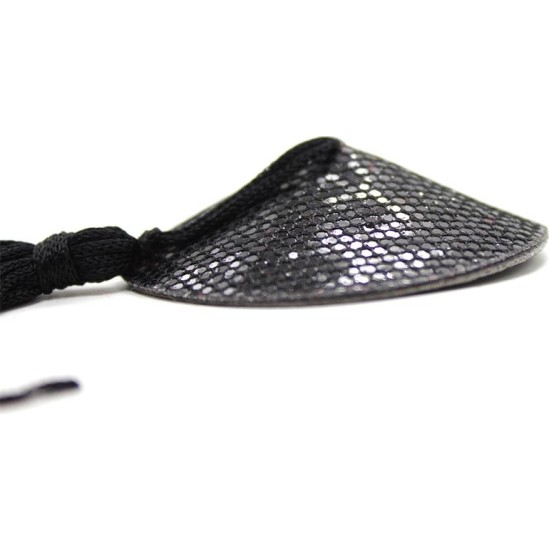 Latetobed Bdsm Line Nipple Covers Self-adhesive Black