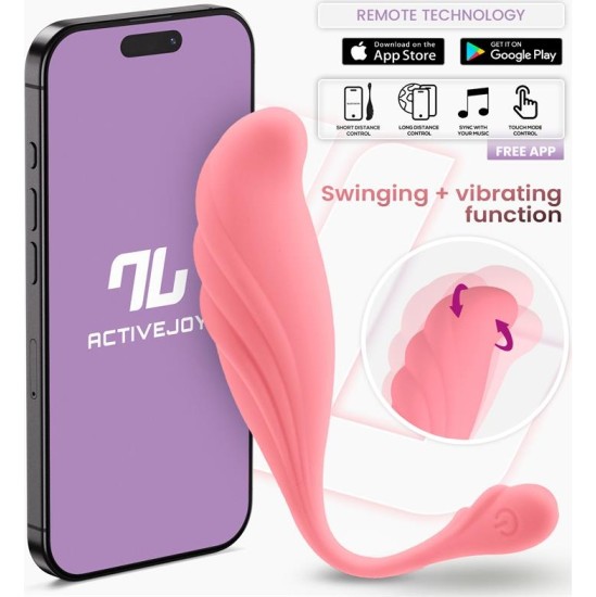Intoyou App Series Vibrating Egg with Waving and APP USB