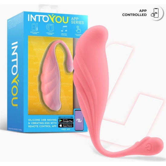 Intoyou App Series Vibrating Egg with Waving and APP USB
