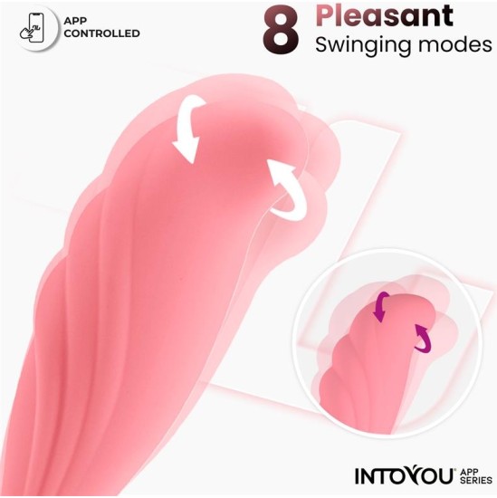 Intoyou App Series Vibrating Egg with Waving and APP USB