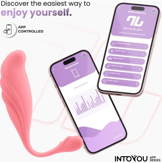 Intoyou App Series Vibrating Egg with Waving and APP USB