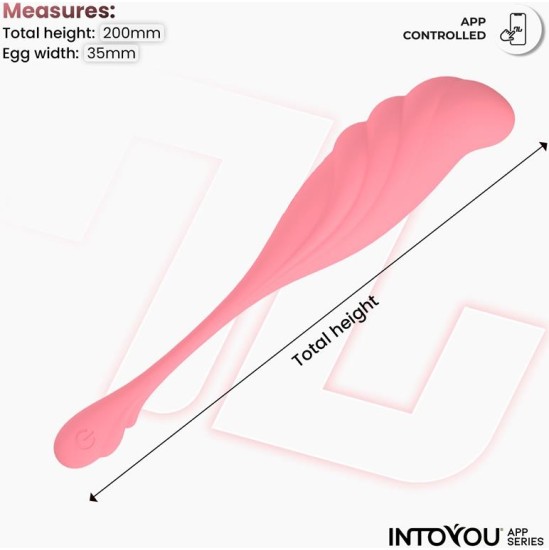 Intoyou App Series Vibrating Egg with Waving and APP USB