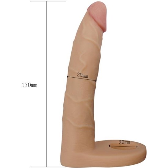 Lovetoy Dildo The Ultra Soft Double 7 Flesh