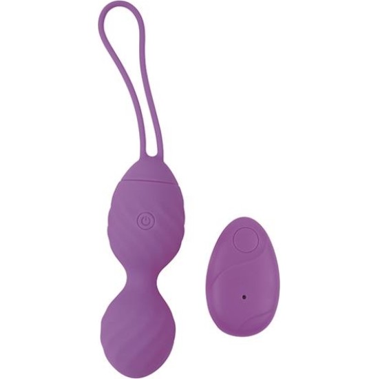 Chisa Vibrating Egg Remote Control Ridged USB Silicone 7.4