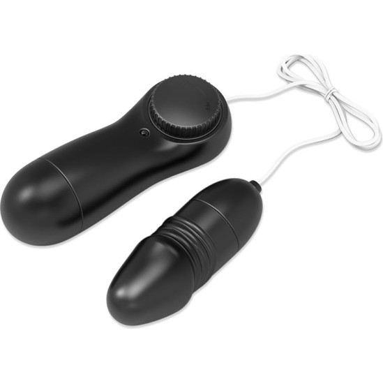 Flu?D Laary Multi-Speed Vibrating Egg with Remote Control Black