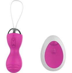 A-Gusto Vibrating Egg with Remote Control USB Pink