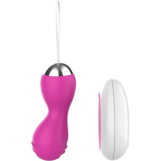 A-Gusto Vibrating Egg with Remote Control USB Pink