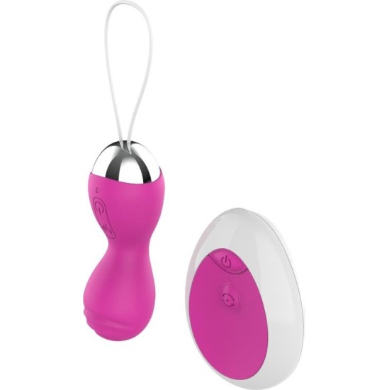A-Gusto Vibrating Egg with Remote Control USB Pink