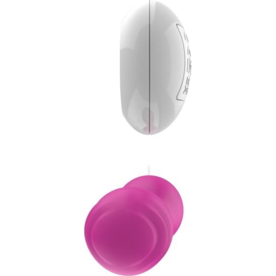 A-Gusto Vibrating Egg with Remote Control USB Pink