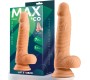 Max & Co Deek Realistic Dildo with Testivles 7.6 Flesh