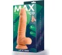 Max & Co Deek Realistic Dildo with Testivles 7.6 Flesh