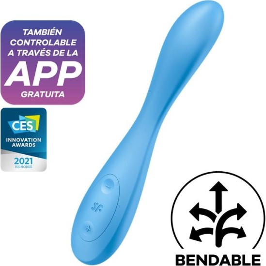 Satisfyer Vibe G-Spot Flex 4 with APP Satisfyer Connect Blue