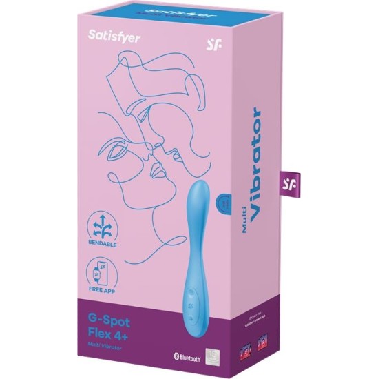 Satisfyer Vibe G-Spot Flex 4 with APP Satisfyer Connect Blue