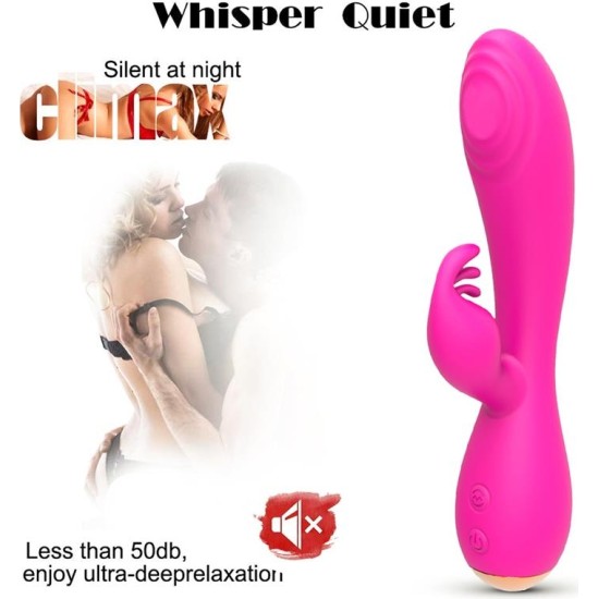 Nalone Magic Stick Rabbit Vibe with Pulsation Fuchsia