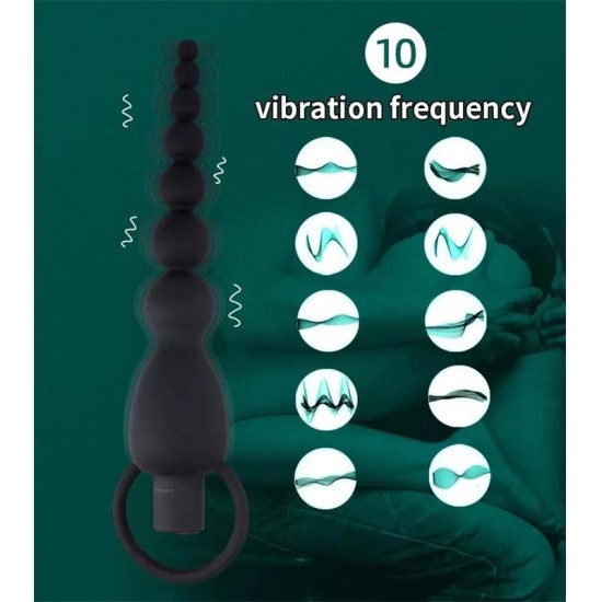 Tardenoche Marbe Anal Chain with Vibration USB Silicone