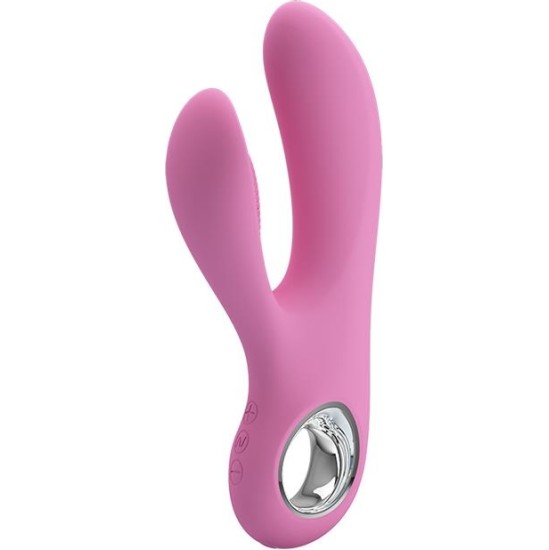 Prettylove Vibe Canrol USB Silicone Soft Pink