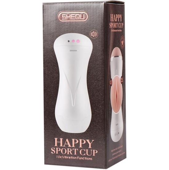Shequ Vibrating Masturbating USB Happy Sport