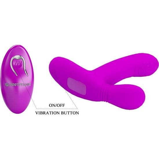 Prettylove Geri Licking and Vibrating Massage with Remote