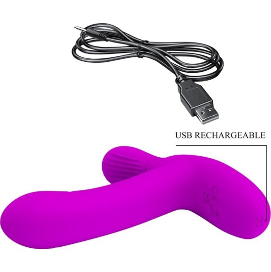 Prettylove Geri Licking and Vibrating Massage with Remote