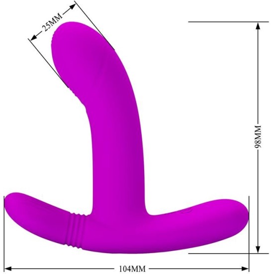 Prettylove Geri Licking and Vibrating Massage with Remote