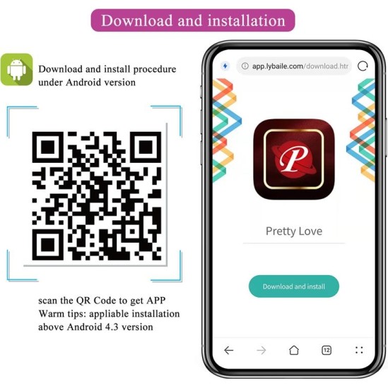 Prettylove Doreen Vibrating Egg with Electro Shock and APP