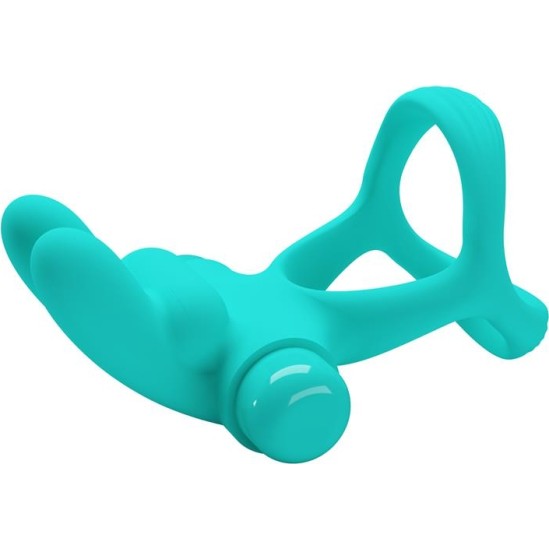 Prettylove Vibrating Penis Ring Passionate Dante Green