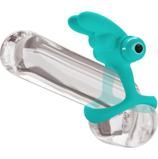 Prettylove Vibrating Penis Ring Passionate Dante Green