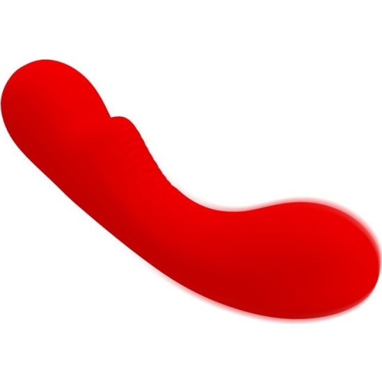 Prettylove Prescott Vibrator USB Silicone Red