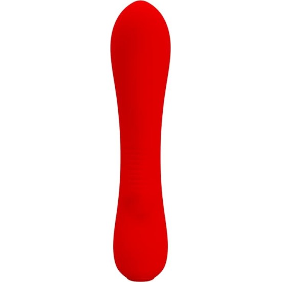 Prettylove Prescott Vibrator USB Silicone Red
