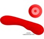 Prettylove Prescott Vibrator USB Silicone Red