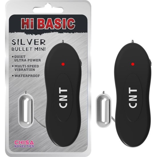 Chisa Vibrating Bullet 4.1 x 1 cm Black