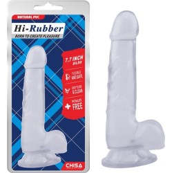 Chisa Dildo Hi-Rubber 7.7 Clear