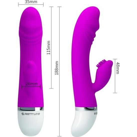 Prettylove Vibrador David Color P?rpura