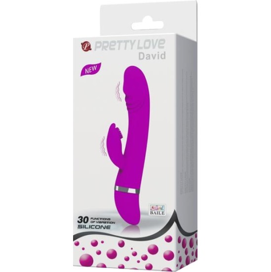 Prettylove Vibrador David Color P?rpura