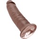 King Cock Dildo 10 - Brown