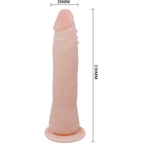 Baile Dildo con Ventosa Color Natural 21 cm