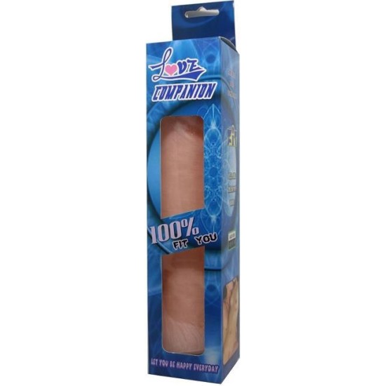 Baile Dildo con Ventosa Color Natural 21 cm