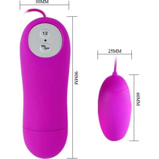 Prettylove Pretty Love Vibrating Egg Eunice Purple