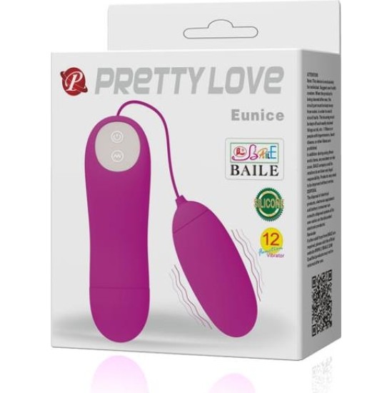 Prettylove Pretty Love Vibrating Egg Eunice Purple