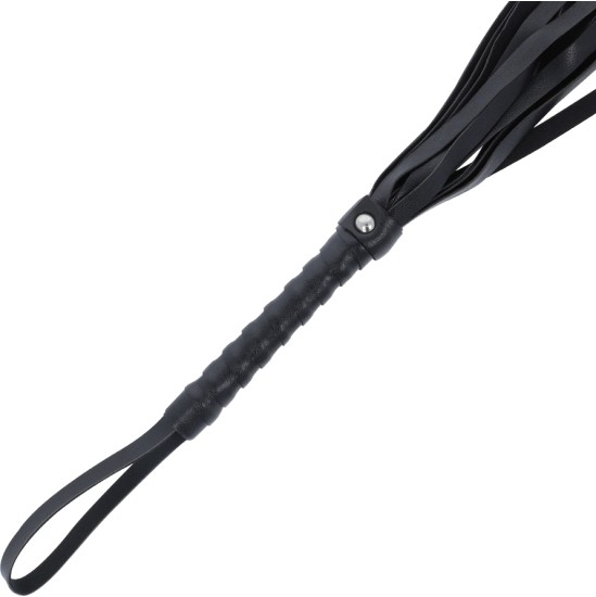 Darkness Sensations DARKNESS - BLACK BONDAGE WHIP 45 CM