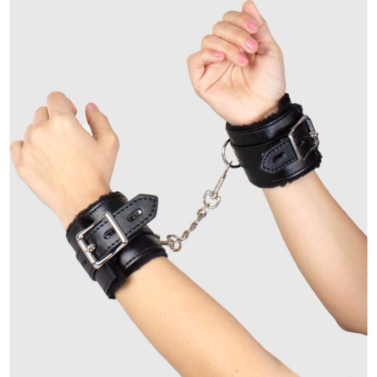 Secretplay 100% Fetish SECRETPLAY - BLACK BONDAGE HANDCUFFS BDSM COLLECTION