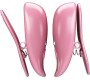 Pretty Love CAILEY NIPPLE CLAMPS 10 VIBRATIONS REMOTE CONTROL PINK