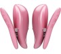 Pretty Love CAILEY NIPPLE CLAMPS 10 VIBRATIONS REMOTE CONTROL PINK