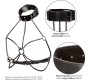 Calexotics EUPHORIA MULTI CHAIN COLLAR HARNESS
