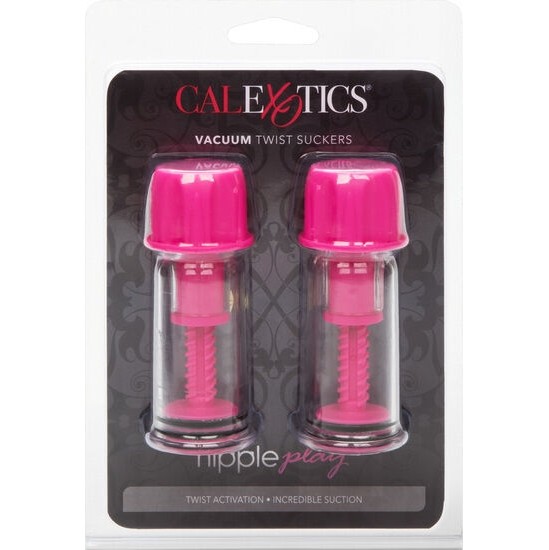 Calexotics VACCUM TWIST PINK NIPPLE SUCTION CUP