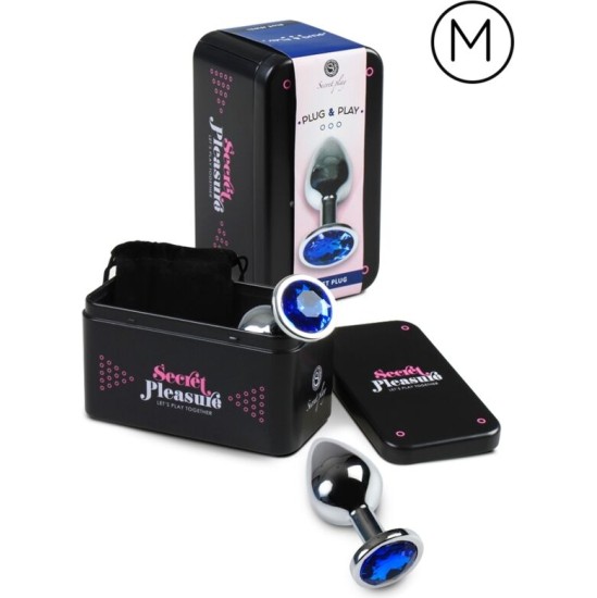 Secretplay Toys SECRETPLAY - ANAL PLUG BLUE M