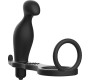 Addicted Toys ANAL PLUG WITH BLACK SILICONE RING 12 CM