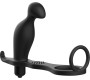 Addicted Toys ANAL PLUG WITH BLACK SILICONE RING 12 CM
